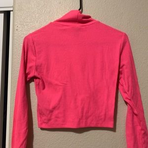 Pink turtle neck